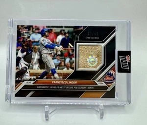 2024 Topps Now Francisco Lindor Game Used Base Relic 33/99 #781B “LINDSANITY!” - Picture 1 of 2