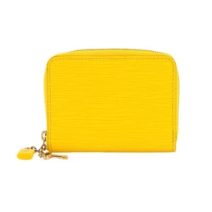 LOUIS VUITTON Epi Zippy Coin Purse Wallet Leather Yellow M61206 90294498 - Picture 1 of 9