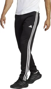 adidas Train Essentials 3 Stripes Mens Training Joggers Black Workout Sweatpants - Picture 1 of 5