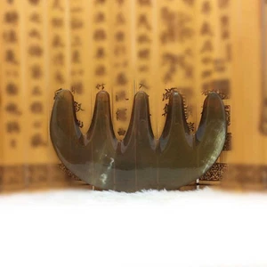 Pettine per rottamazione shampoo massaggio cinque denti pettine strumento cura della pelle agopoint - Foto 1 di 11