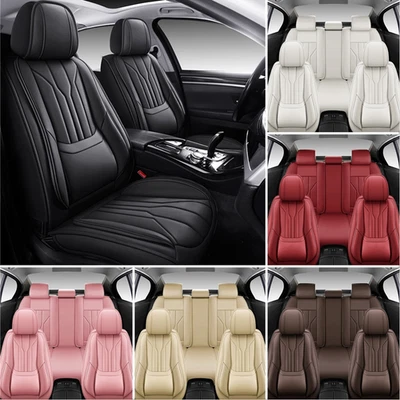 For Mercedes Benz C236 B200 C230 5-Seat Full Coverage PU Leather Car Seat Covers - Image 1 of 4