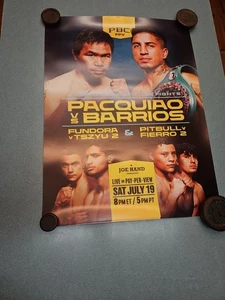Poster promozionale boxe Pacquiao vs Barrios - Foto 1 di 7