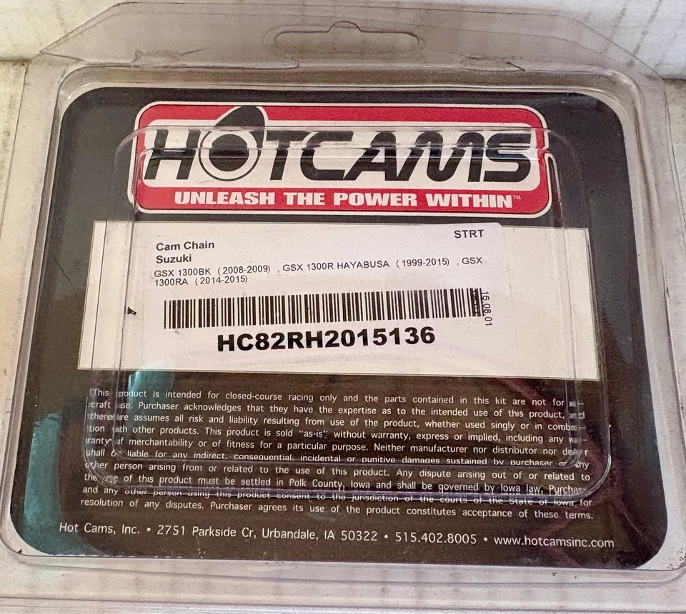 HOTCAMS Suzuki Hayabusa 1300 Cam Chain HC82RH2015136 - Image 1 of 2