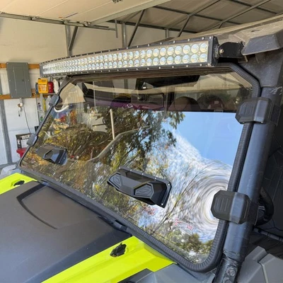 Vented Full Windshield PC For Polaris General 4 1000/ General XP 1000 2017-2025 - Image 1 of 4