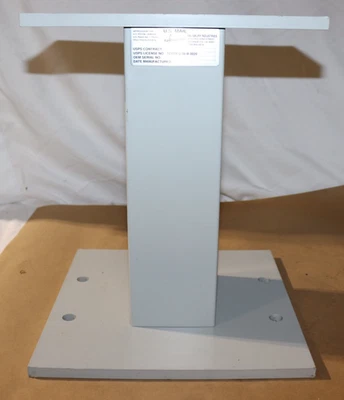 SALSBURY INDUSTRIES P-48276 Standard Pedestal, Silver, 15 in. H - Image 1 of 2