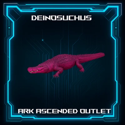 Ark Survival Ascended-ASA-PC/PS5/XBOX PVE-DEINOSUCHUS- TOP STATS -COLOR-Official - Image 1 of 3