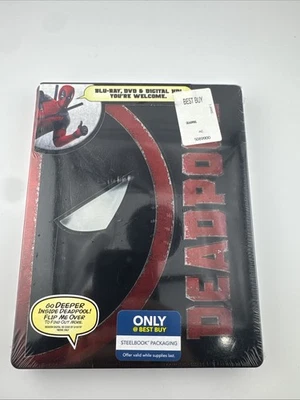 Deadpool Blu-Ray DVD Best Buy Exclusive Steelbook Limited Edition OOP RARE - Image 1 of 4