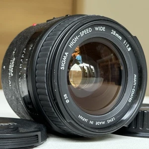 [AS IS] Sigma High-Speed Wide 28 mm 1.8 Sigma Aspherical lens for Canon EF Japan - Picture 1 of 20