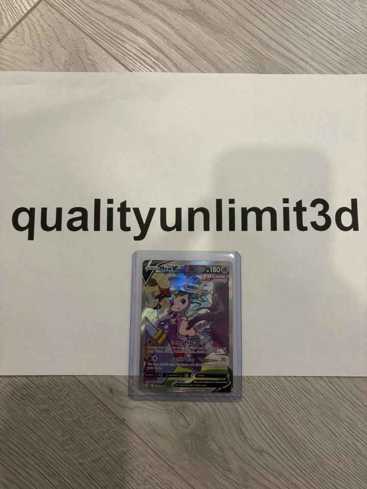 Mew V (Alternate Full Art) 251/264 Swsh08: Fusion Strike Holo - Image 1 of 4
