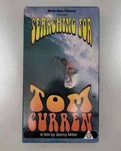 Searching For Tom Curren - Rare Classic Surfing VHS Tape - Rip Curl Sonny Miller - Picture 1 of 11