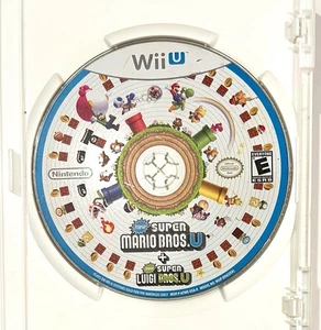 New Super Mario Bros. U plus New Super Luigi U. (Nintendo Wii U) Solo disco - Imagen 1 de 2