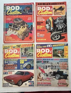 Rod & Custom Magazine Lot 1965-1969 Vintage Hot Rodding Classic Muscle Cars - Picture 1 of 14