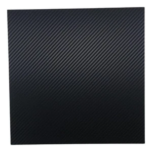 300 x 300 x 2mm Carbon Fiber Surface Plate PVC Thermoplastic Board RC Model - Picture 1 of 5