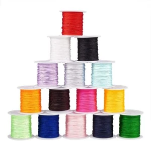 PH PandaHall 15 Colors 0.8mm Nylon Beading Cord String Knotting Thread DIY Craft - Picture 1 of 12