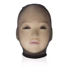 New Unisex Mesh Sheer Costume Hood Mask Breathable Face Cover Stocking Headgear - Picture 1 of 7