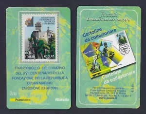 Tessera Filatelica Repubblica di San Marino 2001 - Imagen 1 de 1