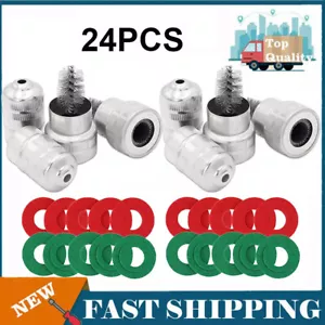 24PC Car Battery Post Terminal Cleaner Dirt Corrosion Brush Hand Protector Tool - Picture 1 of 10