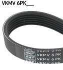 V-RIBBED BELT SKF VKMV 6PK1200 FOR CITRON,DAIHATSU,HYUNDAI,KIA,SUBARU