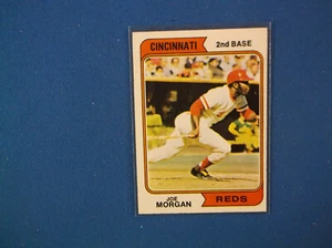 1974 Topps Baseball # 85 Joe Morgan NMT + # 8 - Imagen 1 de 2