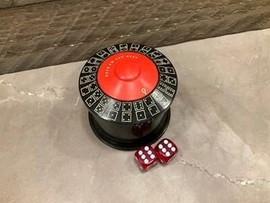 Vintage Bakelite Read Em And Weep Dice game Cup & Dice Rare Cigarette humidor - Picture 1 of 12