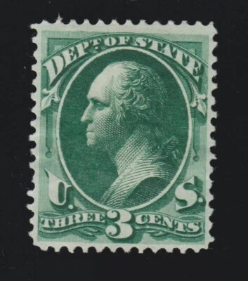 US O59 3c State Department Official Unused VF OG HR SCV $220 - Image 1 of 2