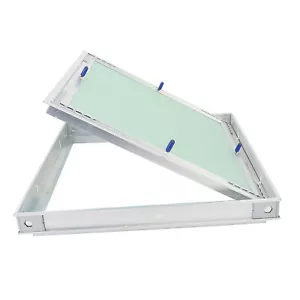 (550x550mm/21.7x21.7in)Access Panel Ceiling Access Door Aluminum Alloy Frame - Picture 1 of 12