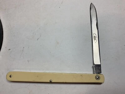 Vintage Schrade+ USA 105 Jumbo Melon Tester Folding Nice Knife Razor Edg - Image 1 of 4