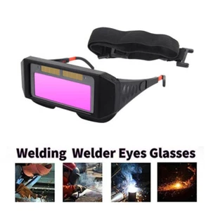 Solar Auto Darkening Welding Glasses Welder Mask Eyes Goggle For Brazing Welding - Picture 1 of 12