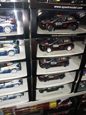 5x Spark FORD FIESTA Wrc Plus BERTELLI Rally Season 2017 - 2019 1:43 - Rare - Immagine 1 di 4