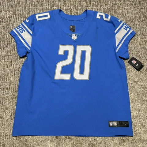 Nike Detroit Lions Player Cut NFL Jersey Size 56 Barry Sanders Authentic  BNWT Cover