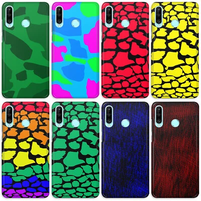 Camouflage Phone Case For Honor/Huawei Giraffe Print, Cow, Spot Clear Hard Cover - Image 1 of 4