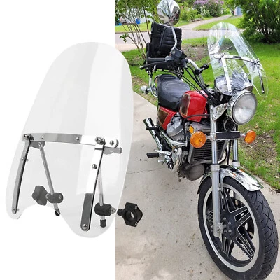 18"x16" Clear Motorcycle Windshield For Honda Valkyrie 1500 GL1500C 1800/GL1800C - Image 1 of 4