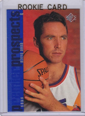 STEVE NASH ROOKIE CARD Upper Deck SP PHOENIX SUN Premier Prospects Basketball RC - Image 1 of 2