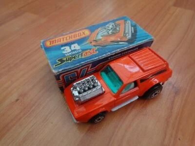 VINTAGE MATCHBOX LESNEY SUPERFAST NO.34 VANTASTIC MUSTANG BOXED EXCELLENT - Image 1 of 3