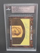 2021 Leaf Hall Of Fame Cut Edition Luke Appling