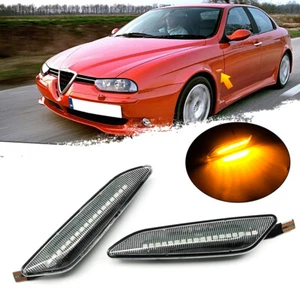 Luz de marcador lateral dinámica para Alfa Romeo 156 147 para Fiat Tipo para Lancia Delta - Imagen 1 de 9