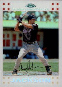 2007 Topps Chrome White Refractors Baseball Card #138 Conor Jackson /660