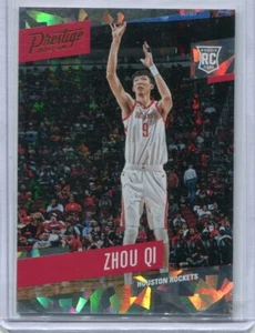 2017-18 Prestige Zhou Qi RC Rookie Cracked Ice Parallel SSP #'d 137/199 RARE - Bild 1 von 2