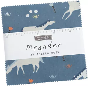 Meander Moda Charm Pack 42 100% Cotton 5" Precut Fabric Quilt Squares - Picture 1 of 2