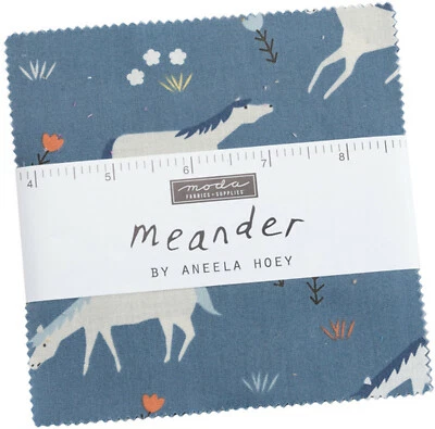 Meander Moda Charm Pack 42 100% Cotton 5" Precut Fabric Quilt Squares - Image 1 of 2