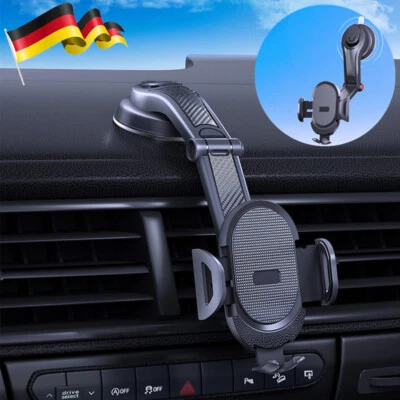 Handyhalterung Auto Armaturenbrett 360° KFZ Handy Universal Smartphone Halter DE - Bild 1 von 4