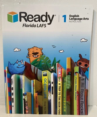 Ready 1 (1st Grade) Florida LAFS English Language Arts Instruction Workbook - Image 1 of 3