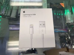 Apple Genuine Lightning to USB Cable (2 m) MD819AM/A Sealed Retail Box - Zdjęcie 1 z 7
