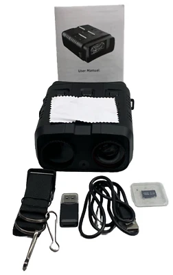 Bullishman Night Vision Goggles - 4K Night Vision Binoculars, 10X Digital Zoom - Image 1 of 4