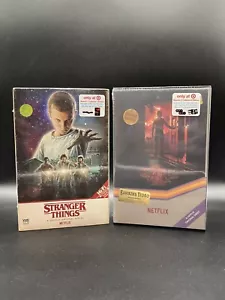 NEW Stranger Things Season 1 One & 2 Two 4k UHD Ultra HD Blu-Ray Target VHS OOP - Picture 1 of 3