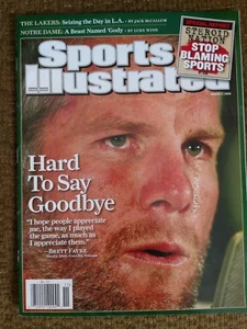 Sports Illustrated March 17, 2008 Brett Favre Hard To Say Goodbye issue - Bild 1 von 1
