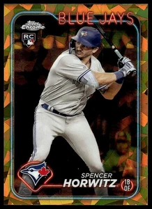 2024 Topps Chrome Sapphire Edition #172 Spencer Horwitz Gold #/50 - Picture 1 of 2