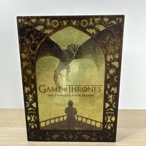 Game of Thrones: The Complete Fifth Season 5 DVD Region 1 5Disc Slipcase Edition - Picture 1 of 21