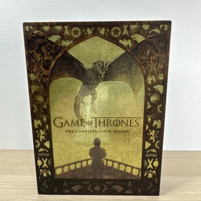 Game of Thrones: The Complete Fifth Season 5 DVD Region 1 5Disc Slipcase Edition - image 1 of 4