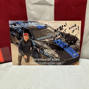 MICHAEL MURRAY signed Postkarte 2019 Racing & Autor Ford GT K085 Auto Foto - Bild 1 von 1